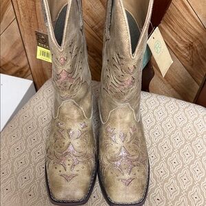 ROPER WOMEN'S KENNEDY WESTERN BOOTS - SQUARE TOE 9.5